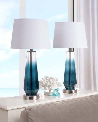 EDISHINE Metal USB Table Lamp,Set of 2-HWTL07B