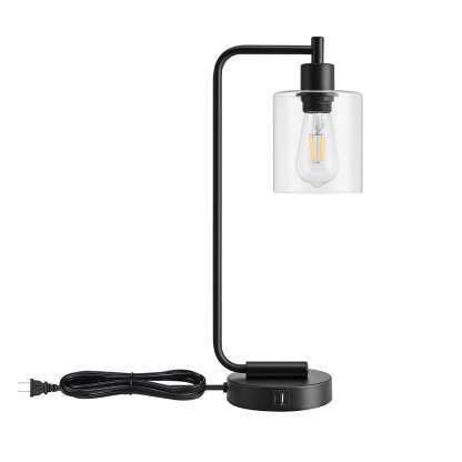 EDISHINE Dimmable Table Lamp with USB,Touch Control-HLTL02N