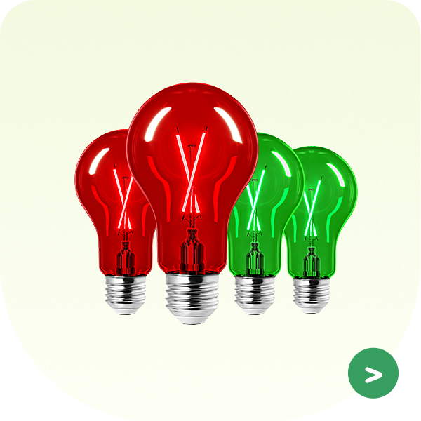 B2B-Colored Light Bulbs