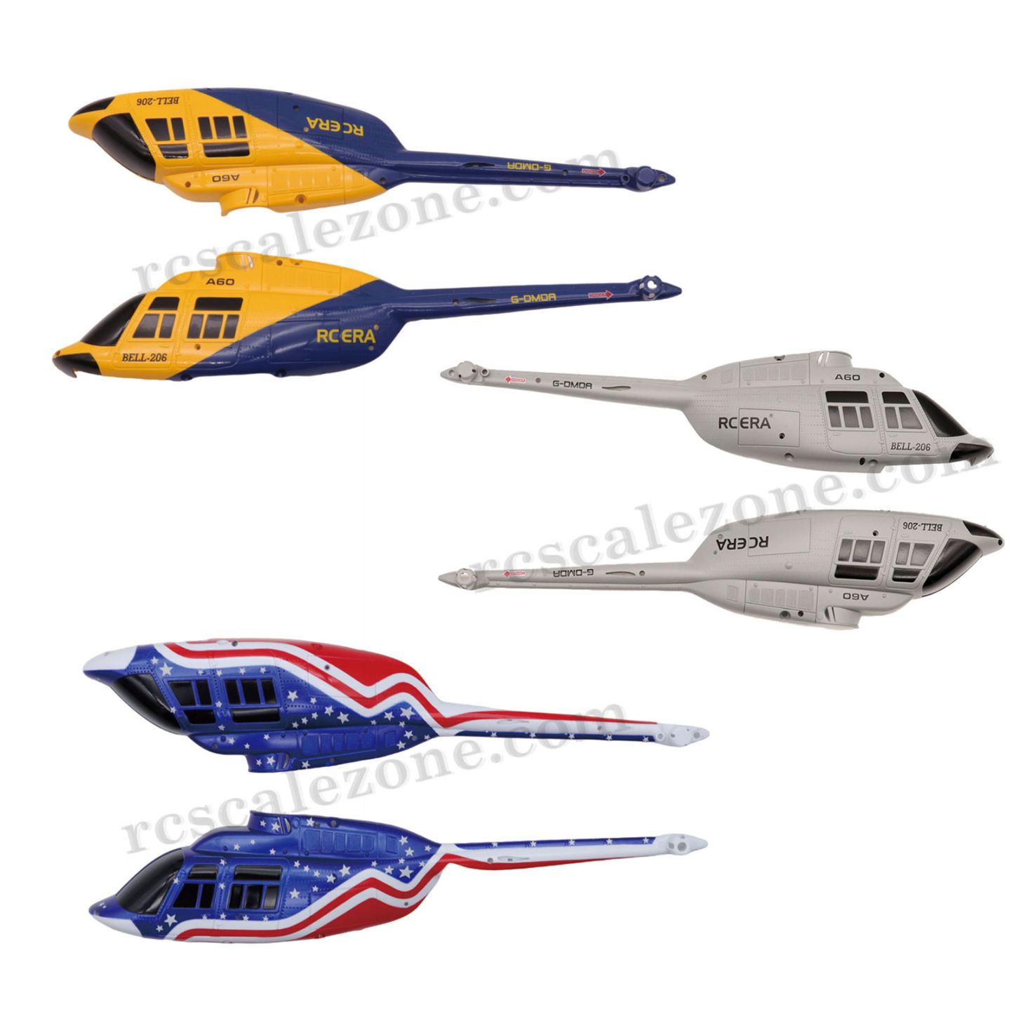 RC ERA A60 Mini Bell206 Fuselage Set