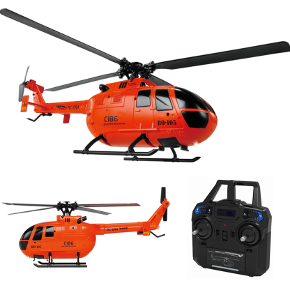 RC ERA C186 Pro BO105 Gyro Stabilization RC Helicopter - RTF
