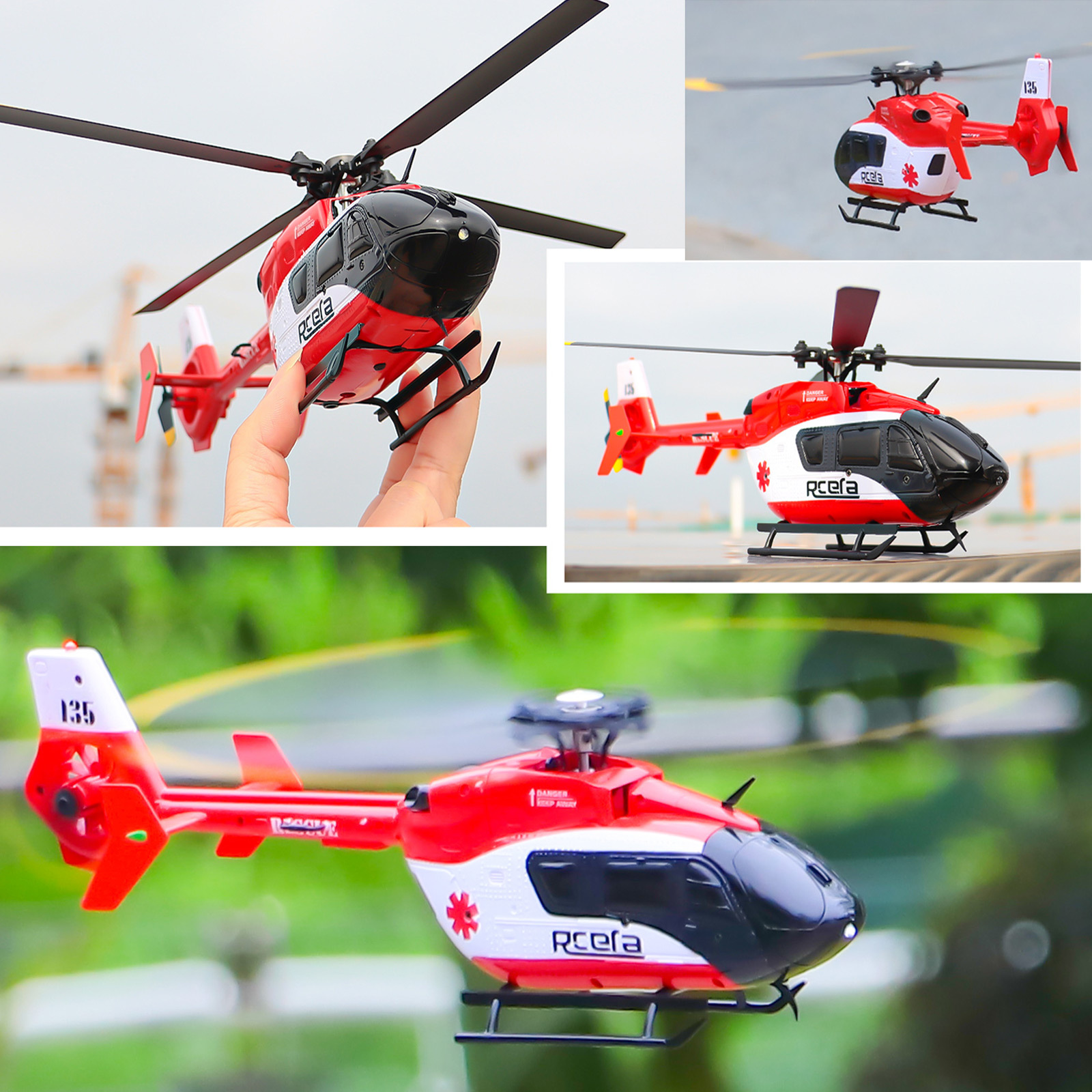 RC ERA C159 Pro EC135 One Click Circular Flight RC Helicopter - RTF