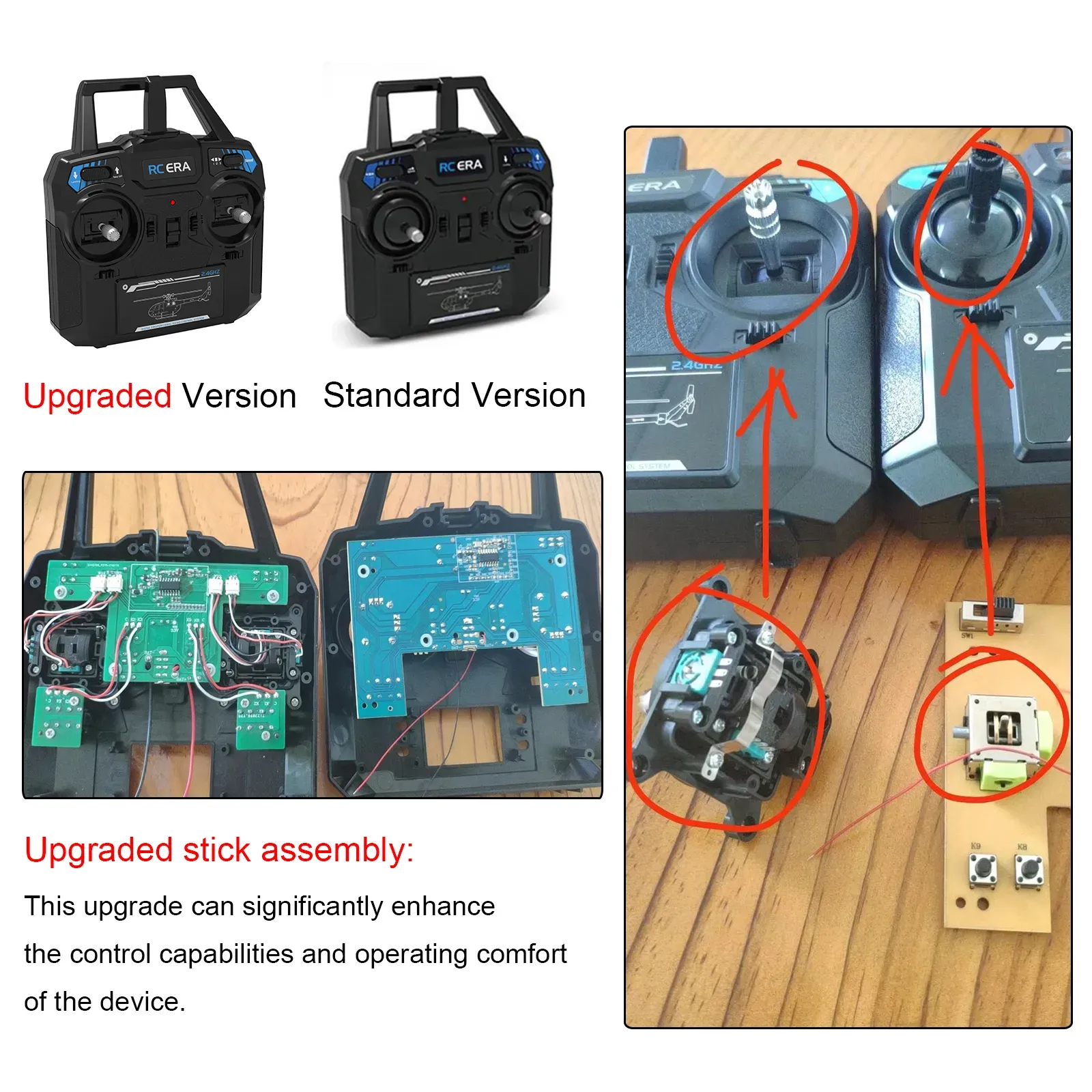 RC ERA C186 / C187 / C138 / C127 Upgraded Transmitter
