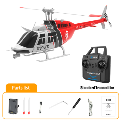 RC ERA C138 Bell 206 Gyro Stabilized Scale RC Helicopter - RTF