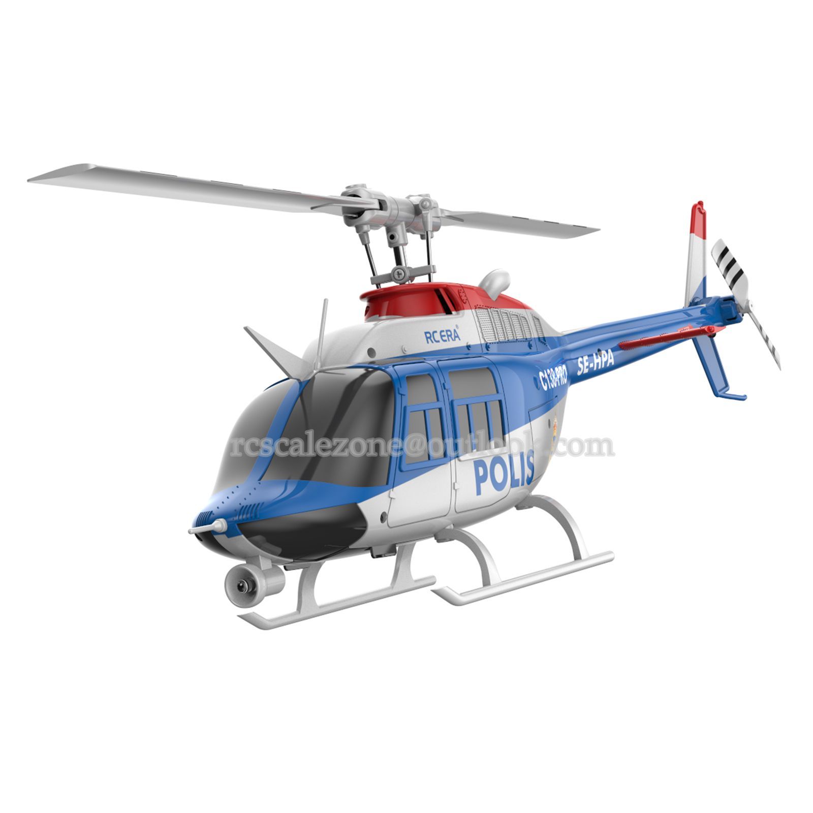 C138 Pro Bell 206 Brushless Auto Stabilized Helicopter RC ERA 