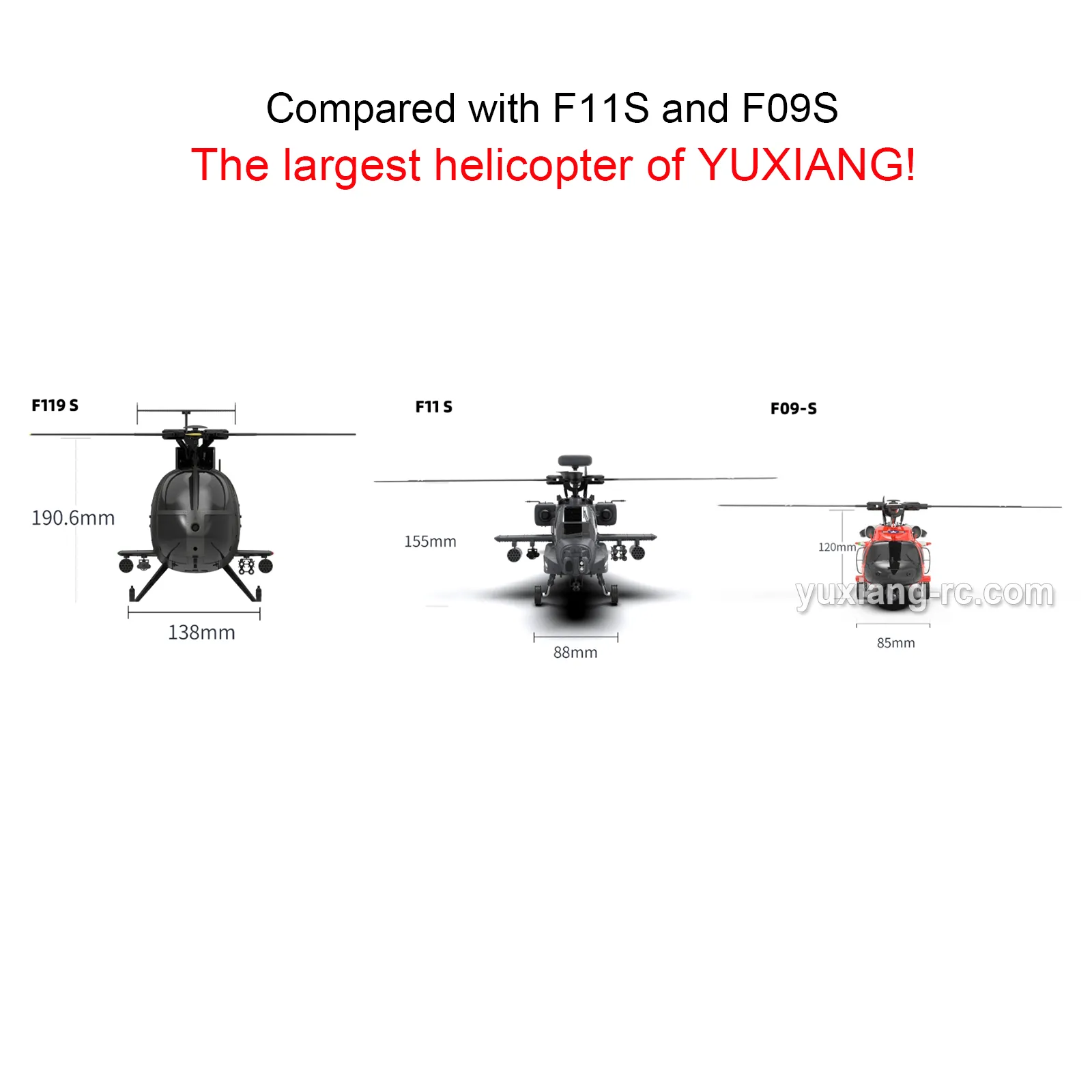 YUXIANG F119S GPS MD500 Stabilized Helicopter