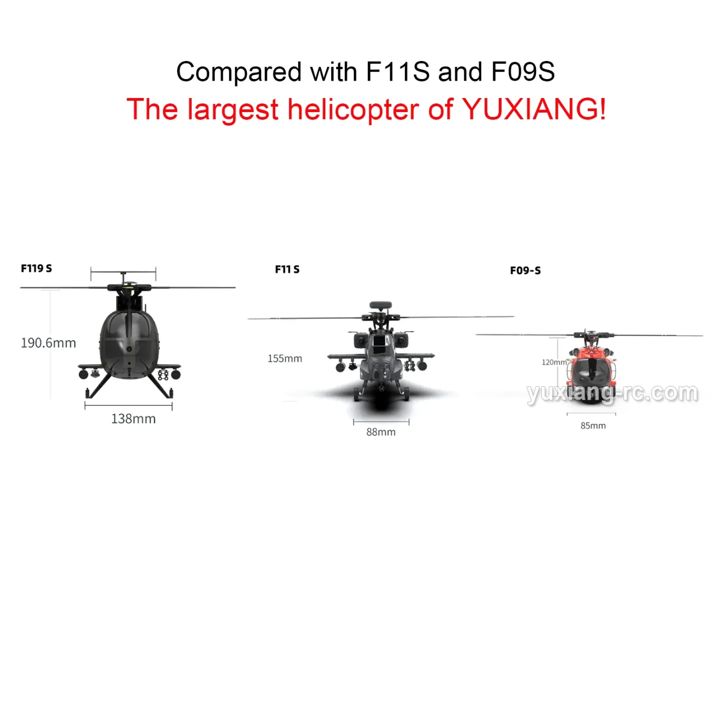 YUXIANG F119S GPS MD500 Stabilized Helicopter