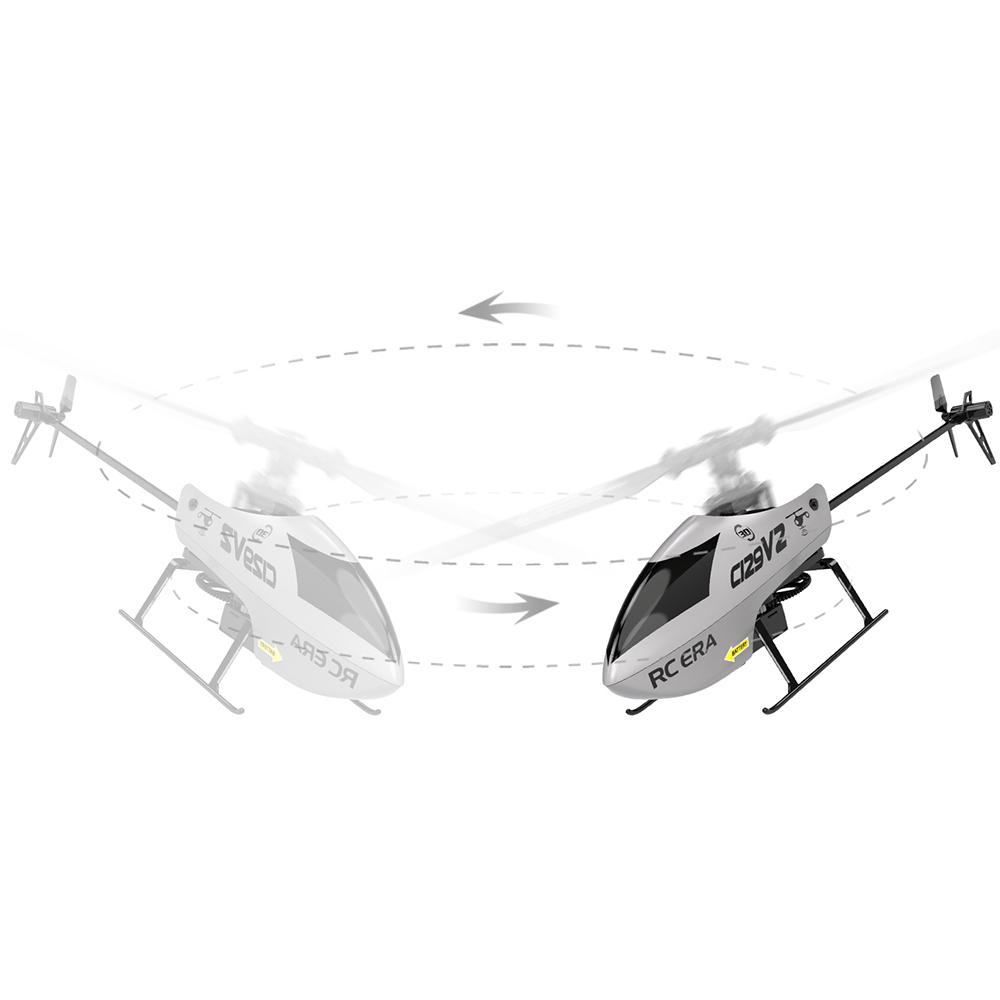 RC ERA C129V2 One Click 3D Rollover Micro RC Helicopter -RTF
