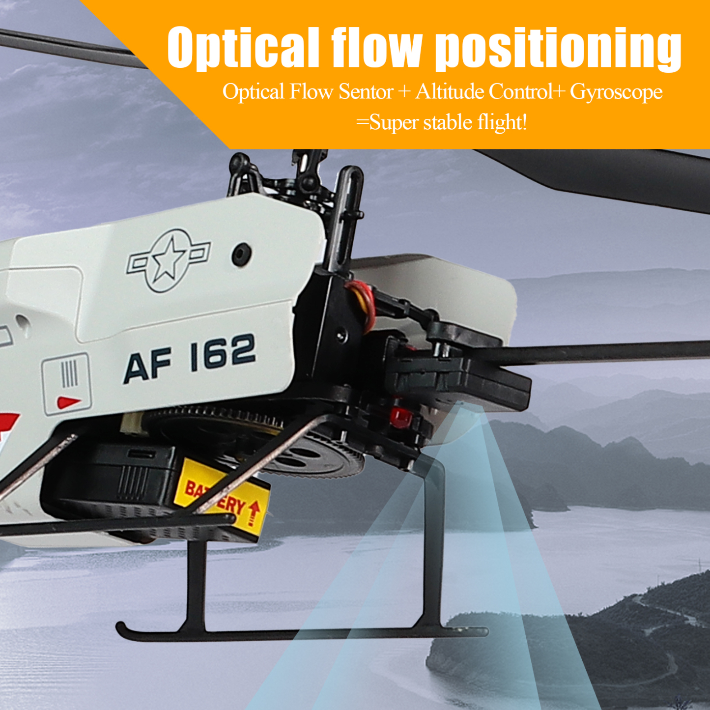RC ERA A26 100 Size Optical Flow Positioning RC Helicopter with WiFi Camera -RTF