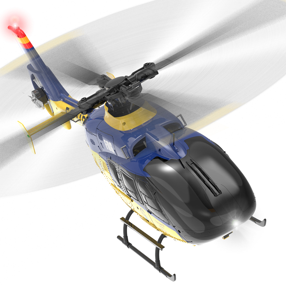 YuXiang F06 EC135 Scale Gyro Stabilized 6CH RC Helicopter - RTF (Blue Yellow Fuselage)