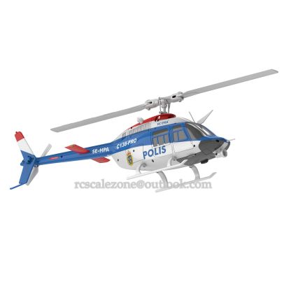 C138 Pro Bell 206 Brushless Auto Stabilized Helicopter RC ERA 