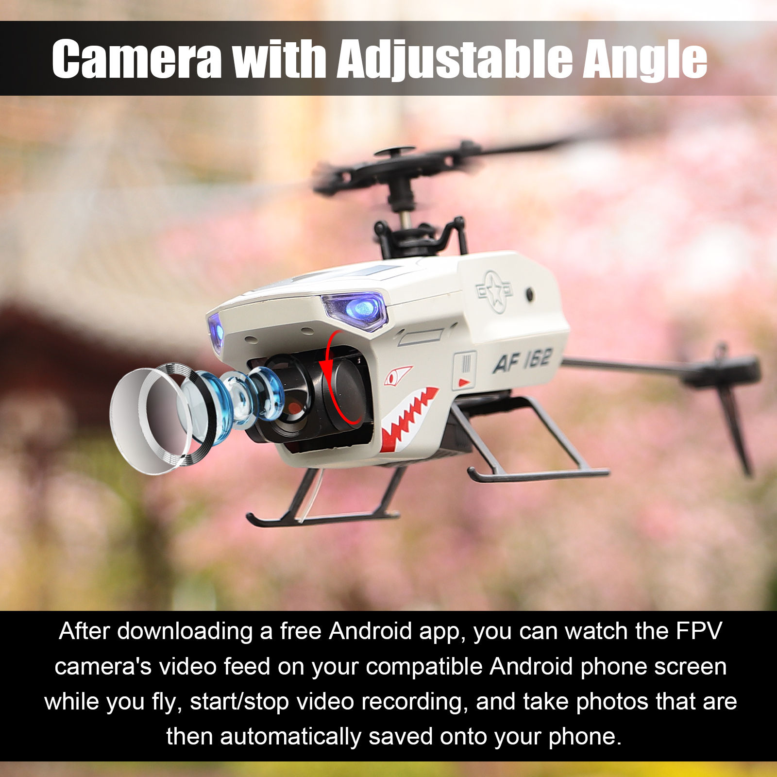 RC ERA A26 100 Size Optical Flow Positioning RC Helicopter with WiFi Camera -RTF