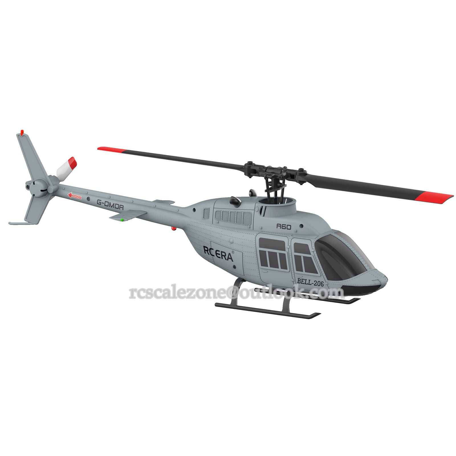 RC Scale Zone A60 Mini Bell206 Gyro Stabilized Helicopter