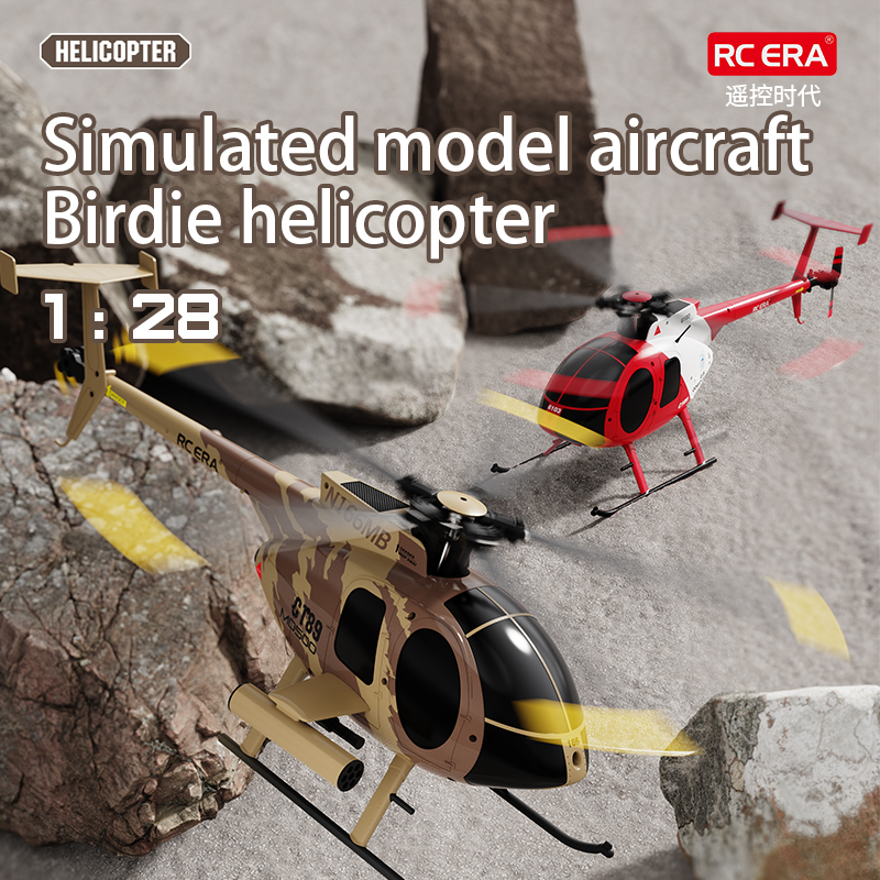 RC ERA C189 MD500 Bird 1:28 Gyro Stabilization RC Helicopter -RTF