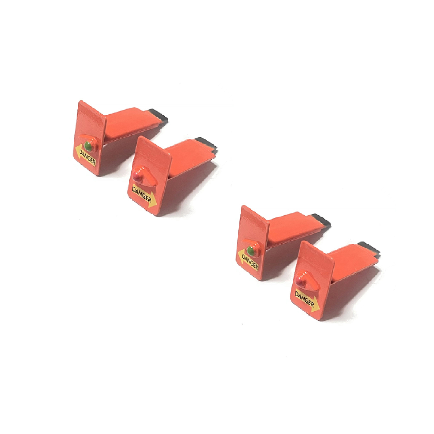 RC ERA C186 B105 Orange/Gray Tail Fin Set