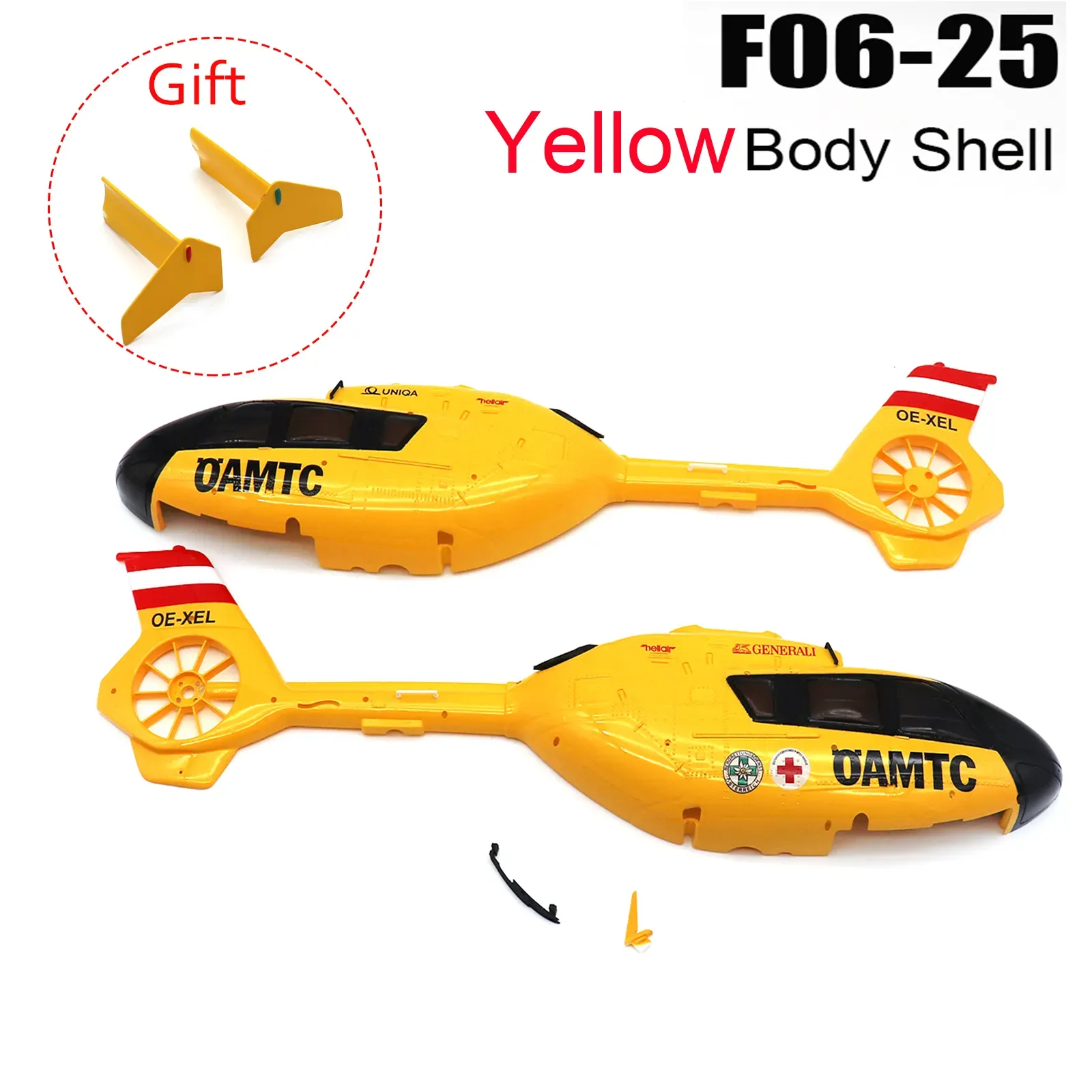 Yuxiang F06 EC135 Yellow Body Shell