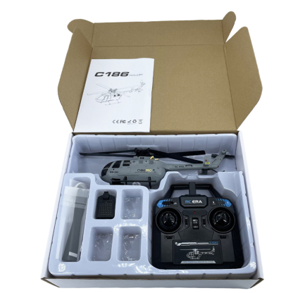 RC ERA C186 Pro BO105 Gyro Stabilization RC Helicopter - RTF