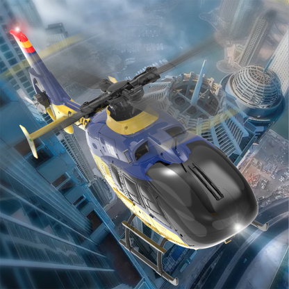 YuXiang F06 EC135 Scale Gyro Stabilized 6CH RC Helicopter - RTF (Blue Yellow Fuselage)