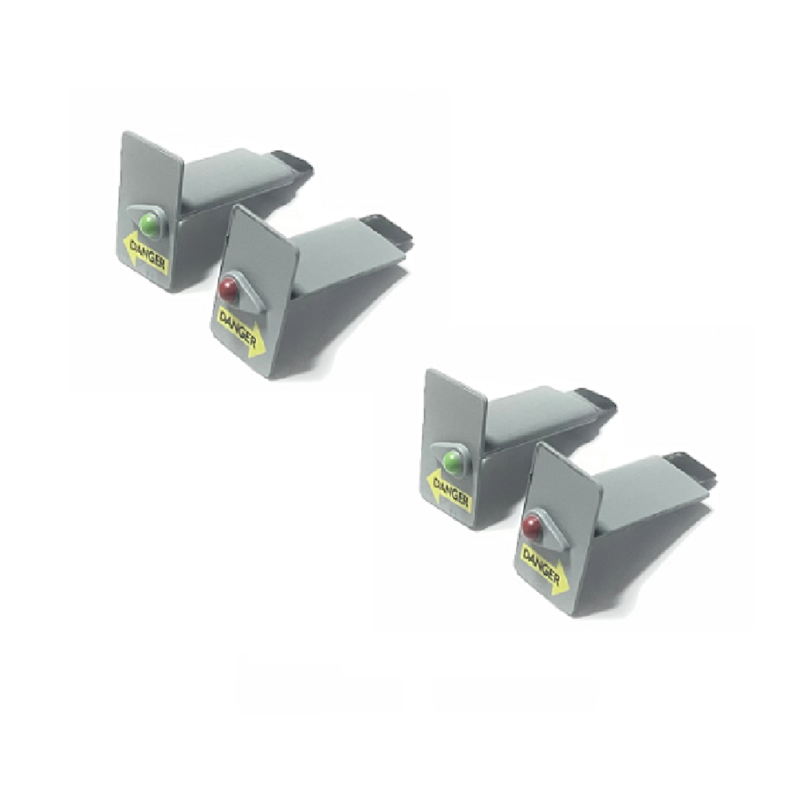 RC ERA C186 B105 Orange/Gray Tail Fin Set