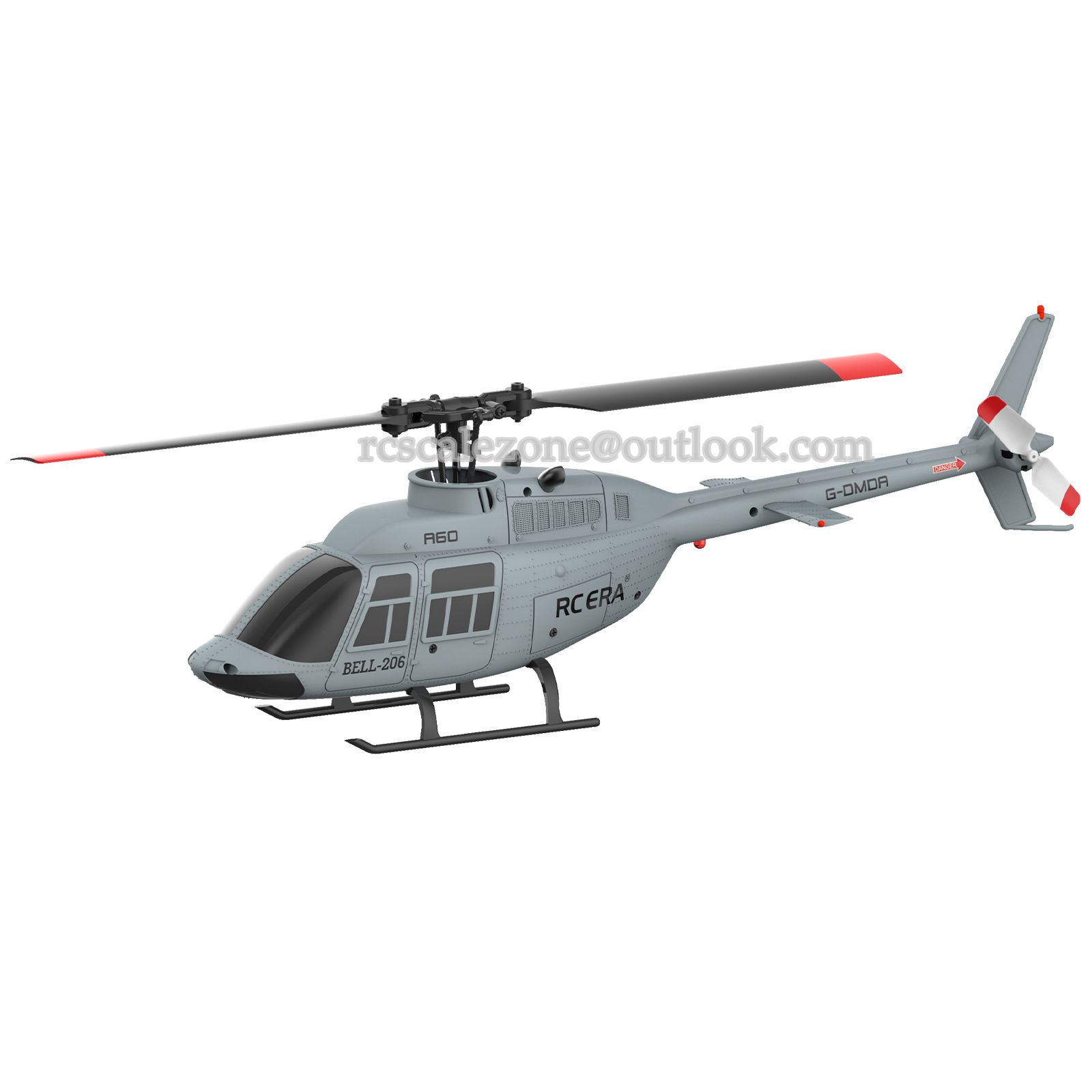 RC Scale Zone A60 Mini Bell206 Gyro Stabilized Helicopter