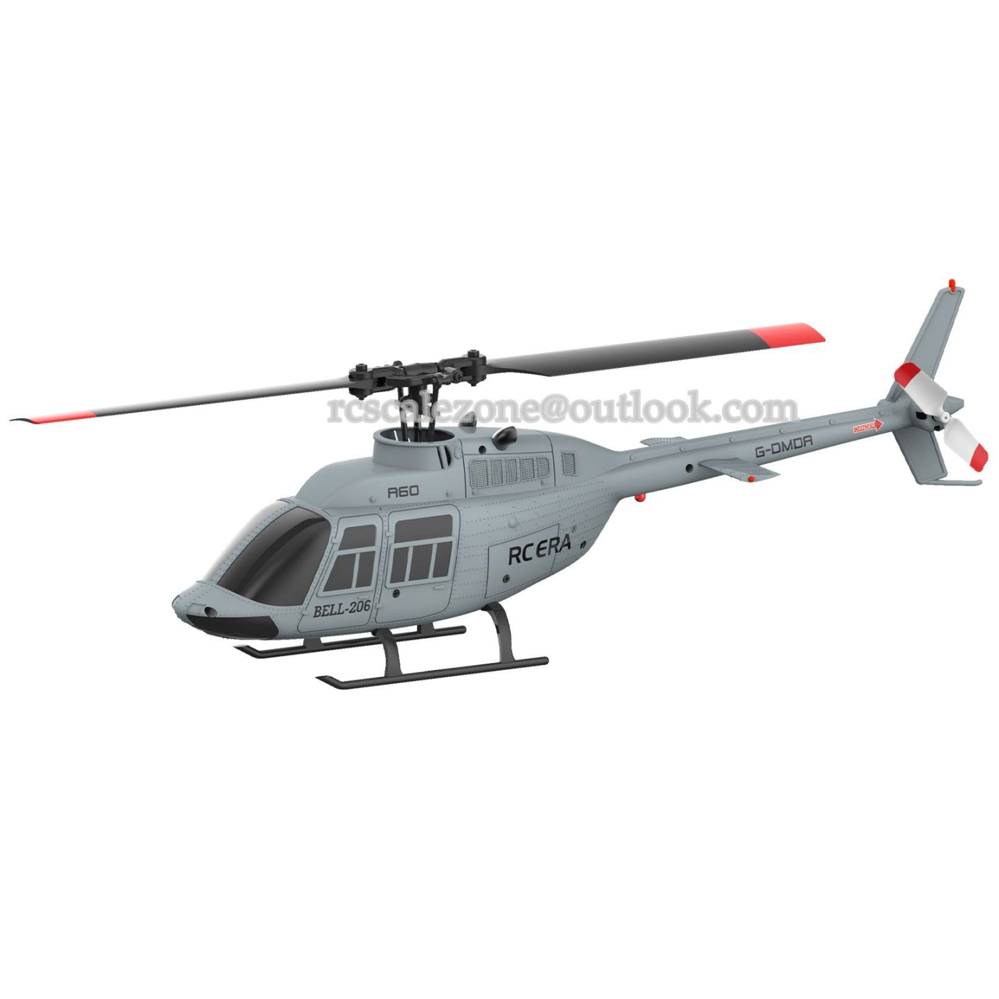 RC Scale Zone A60 Mini Bell206 Gyro Stabilized Helicopter