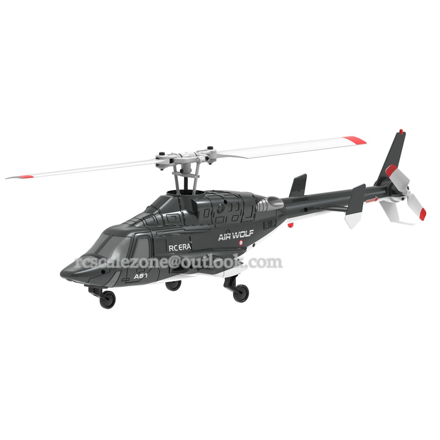 RC ERA Mini Airwolf A61 Gyro Stabilized Helicopter