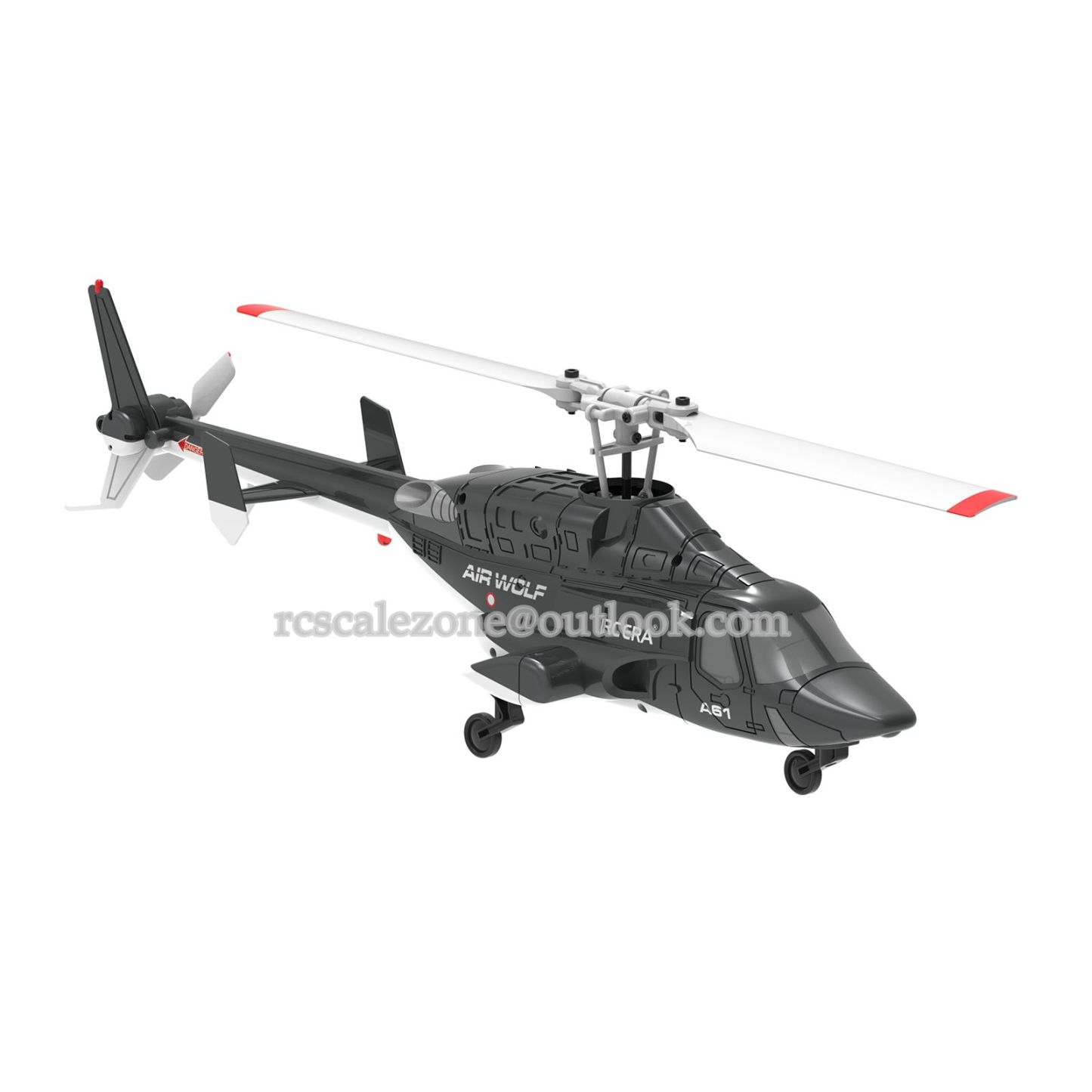 RC ERA Mini Airwolf A61 Gyro Stabilized Helicopter