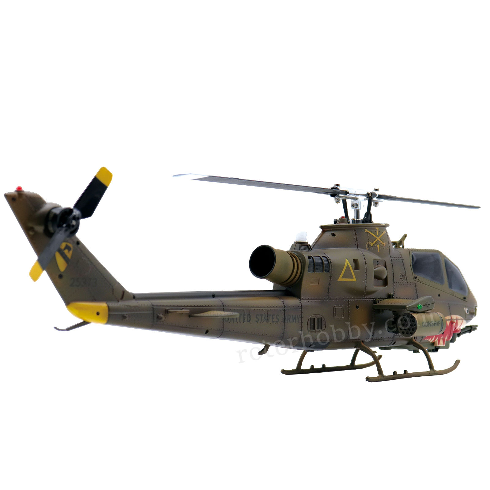 YUXIANG F112S AH-1 Cobra Green Weathered GPS Stabilized Helicopter - RTF