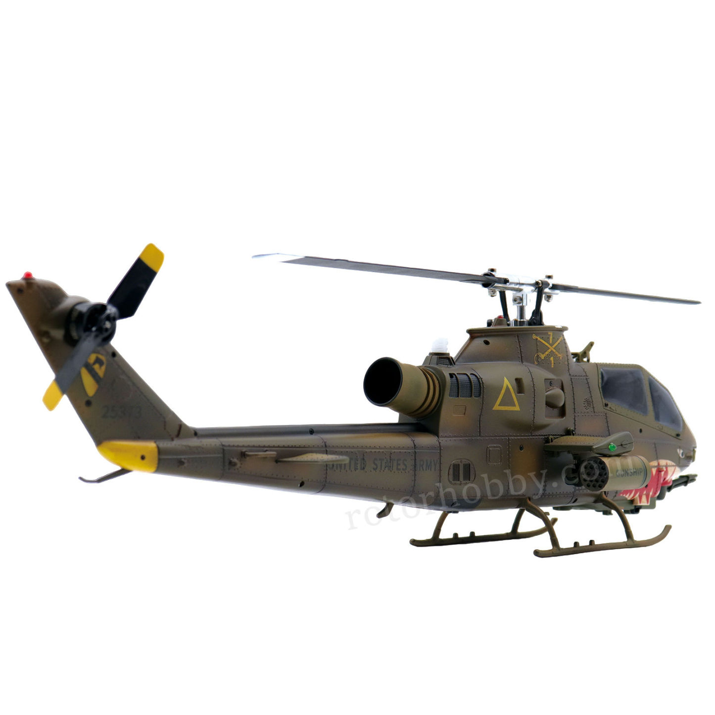 YUXIANG F112S AH-1 Cobra Green Weathered GPS Stabilized Helicopter - RTF