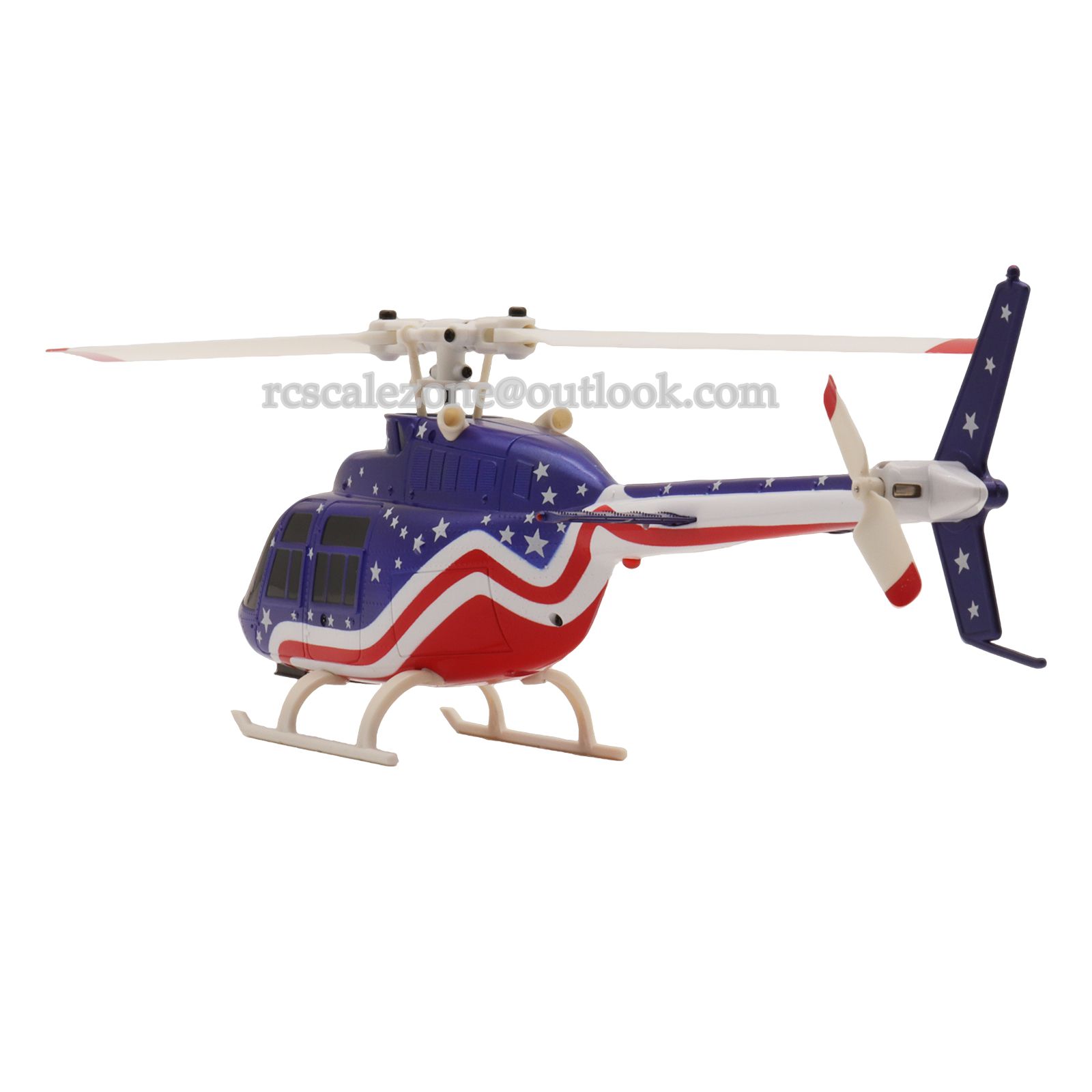 RC Scale Zone A60 Mini Bell206 Gyro Stabilized Helicopter