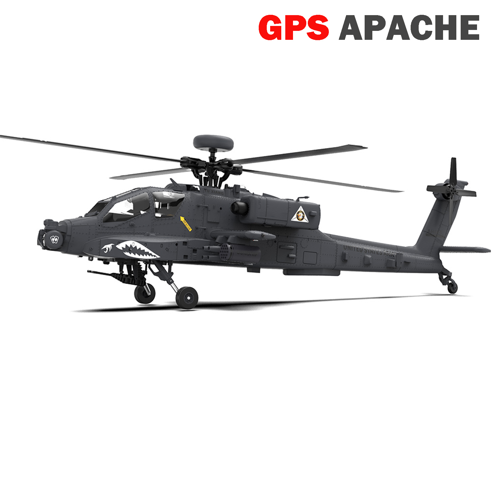 YuXiang F11S Apache AH-64 GPS Stabilized 6-Axis Gyro RC Helicopter - RTF