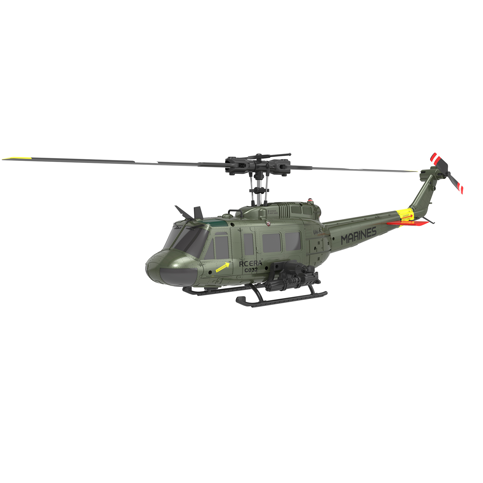 RC ERA C032 Weathered Marine UH1 Huey Gyro Stabilized Helicopter