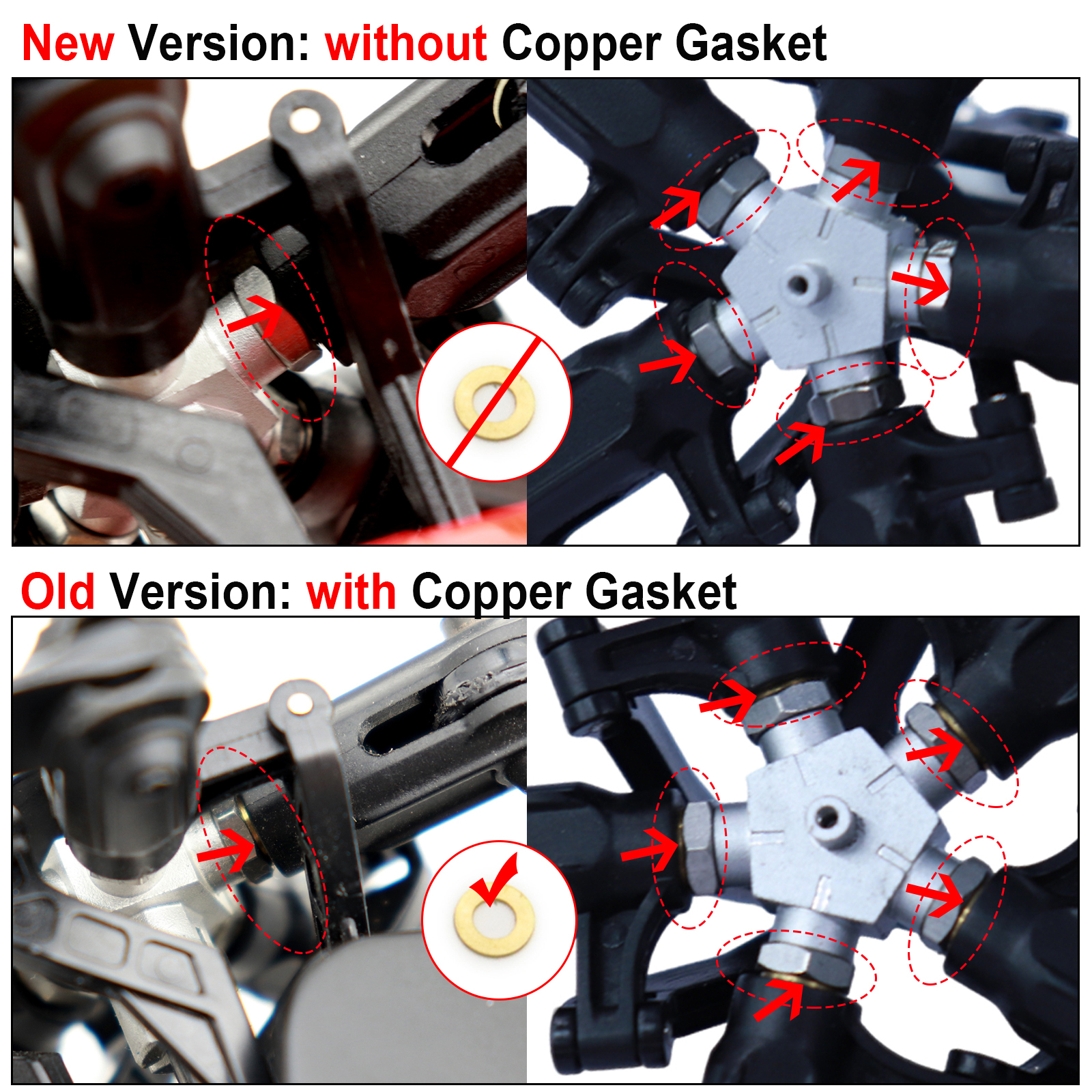 RC ERA C189 MD500 Blade Grip Set, Rotor Head Set