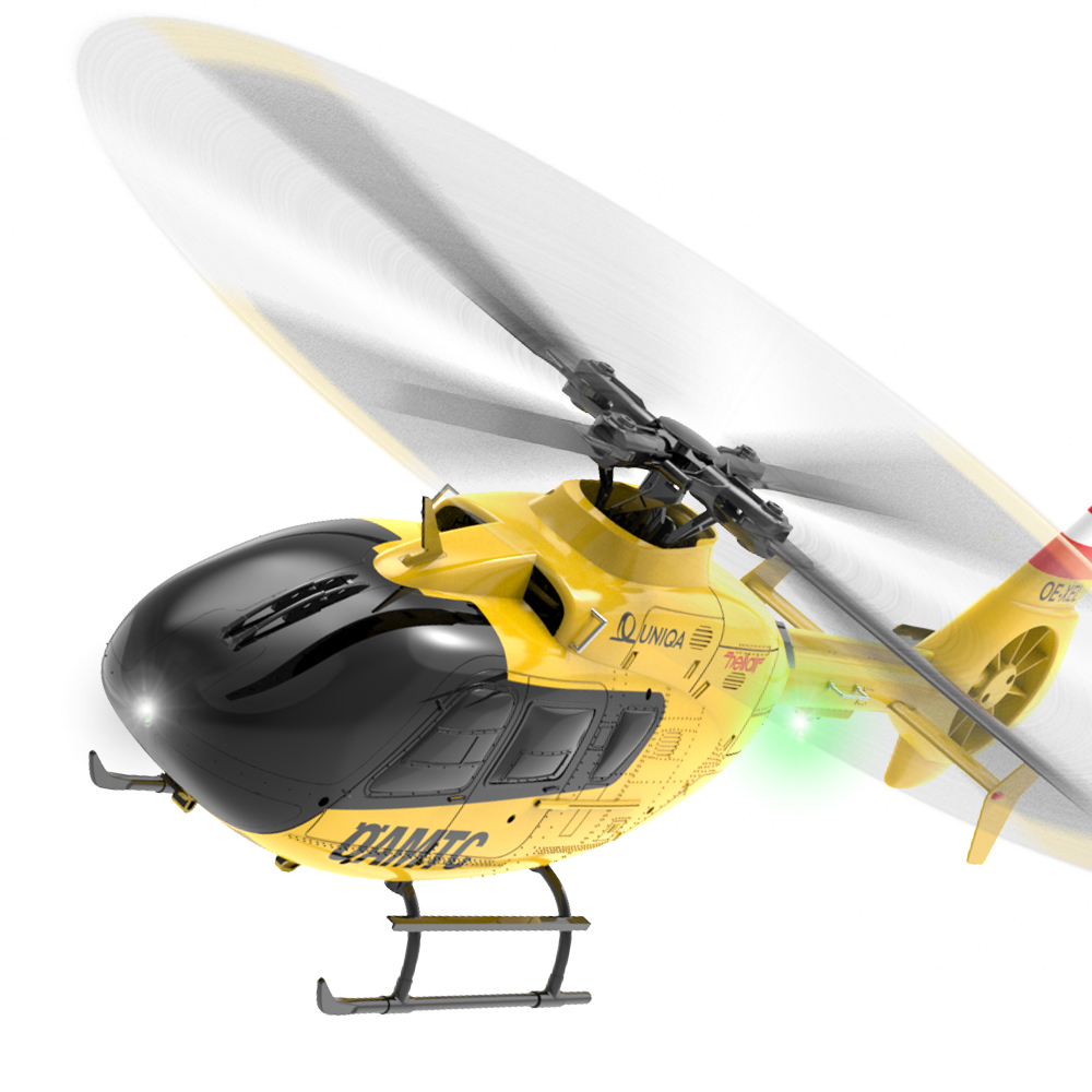 YuXiang F06 1:36 EC135 Scale Flybarless RC Helicopter -RTF (Yellow Fuselage)