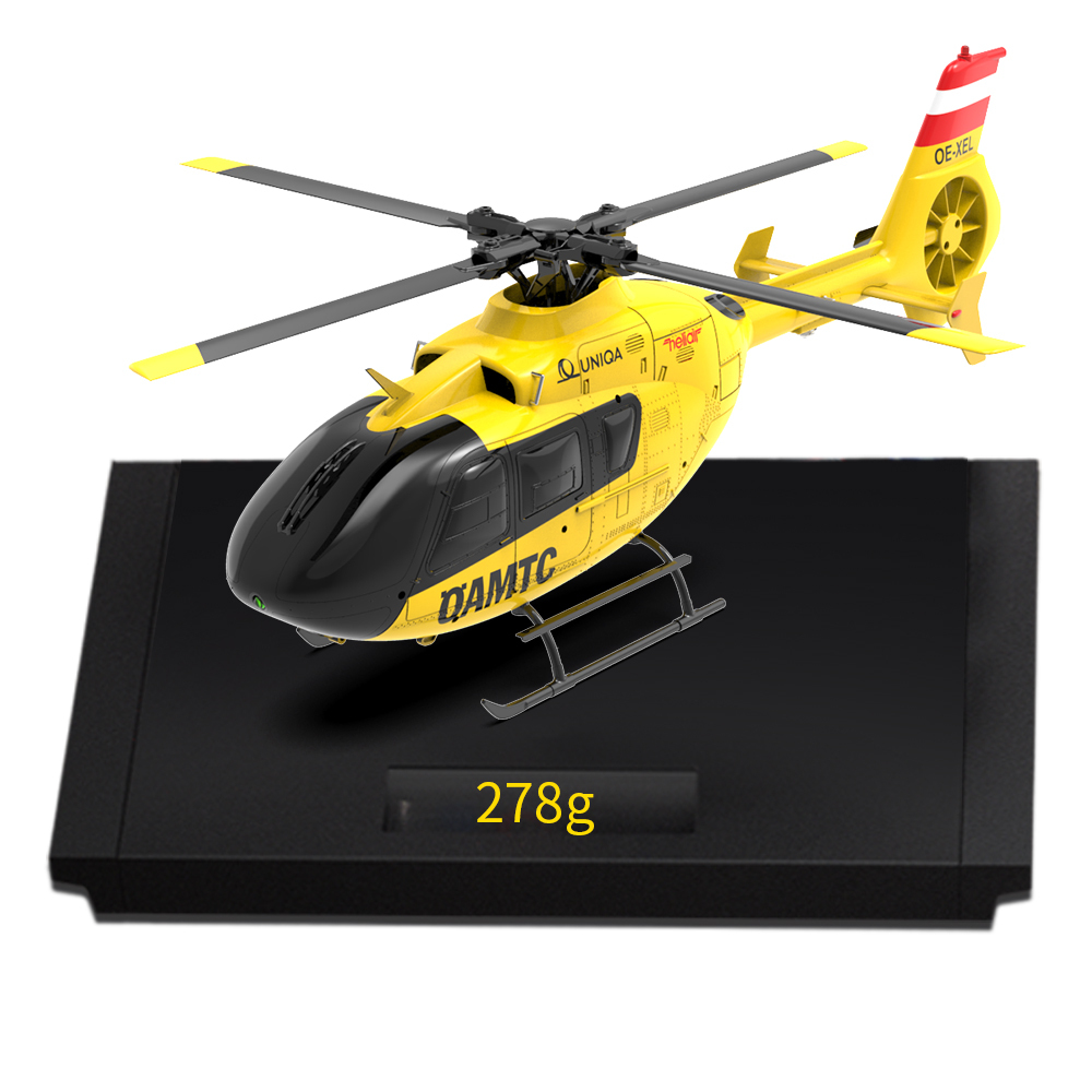 YuXiang F06 1:36 EC135 Scale Flybarless RC Helicopter -RTF (Yellow Fuselage)