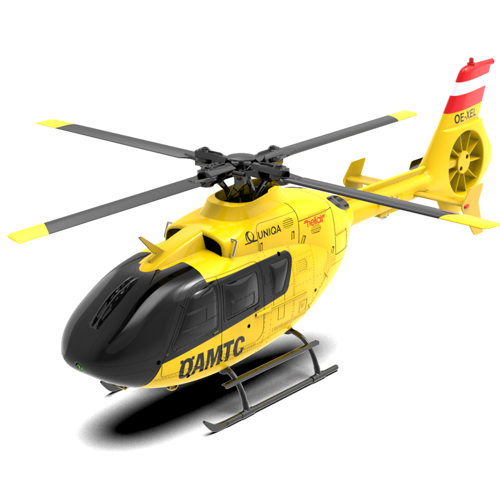 YuXiang F06 1:36 EC135 Scale Flybarless RC Helicopter -RTF (Yellow Fuselage)