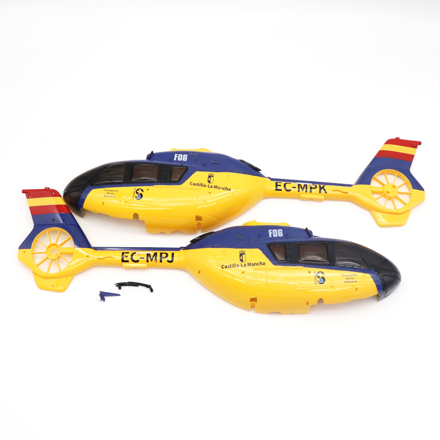 Yuxiang F06 EC135 Blue Yellow Body Shell