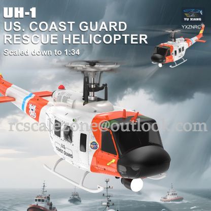 YUXIANG F07S UH-1D Huey GPS Stabilized Helicopter