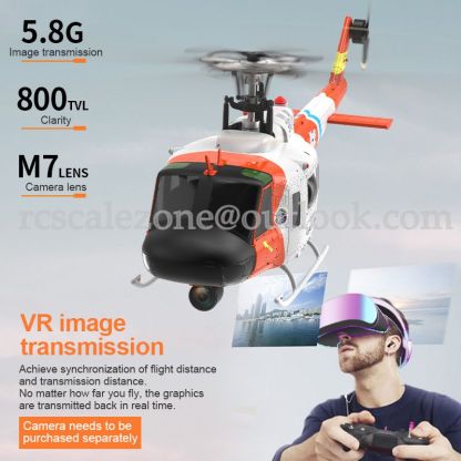 YUXIANG F07S UH-1D Huey GPS Stabilized Helicopter