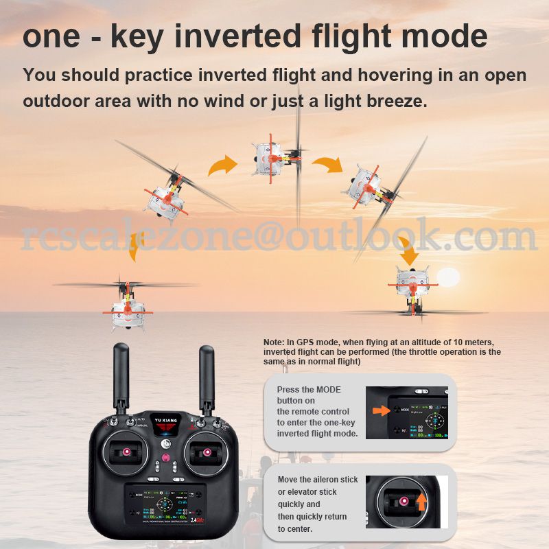 YUXIANG F07S UH-1D Huey GPS Stabilized Helicopter