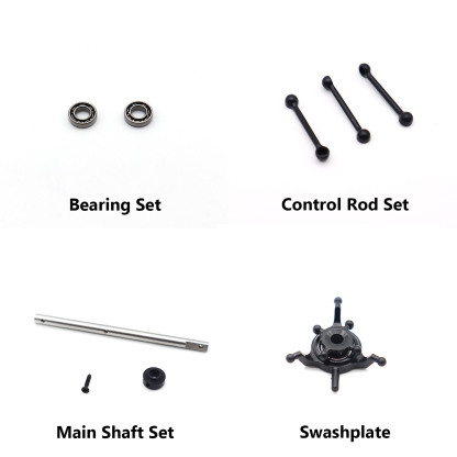 RC ERA C159/C187 EC135 Bearing Set, Control Rod Set, Main Shaft Set, Swashplate