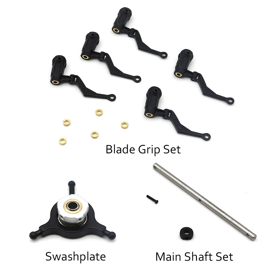 RC ERA C189 MD500 Blade Grip Set, Swashplate, Main Shaft Set