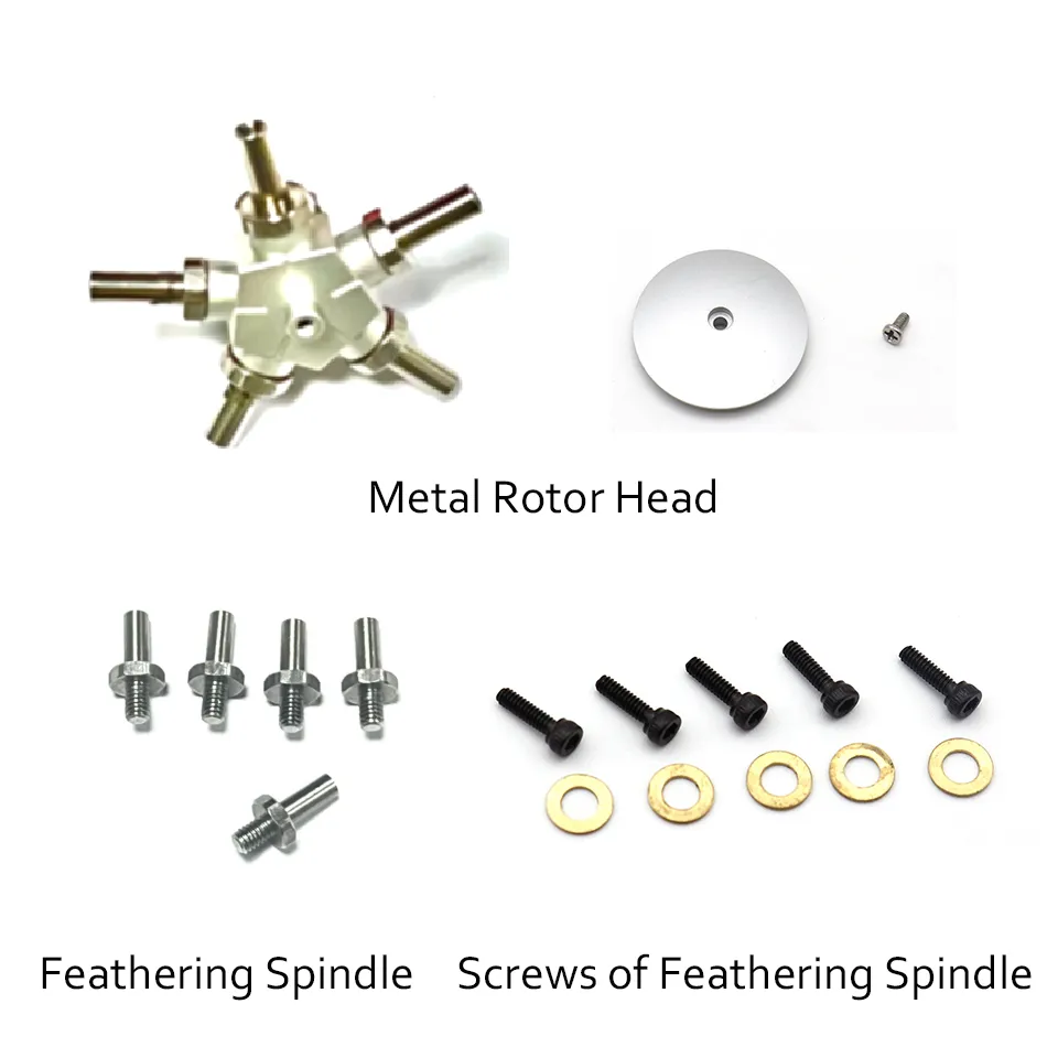 RC ERA C189 MD500 Metal Rotor Head, Feathering Spindle, Screws of Feathering Spindle