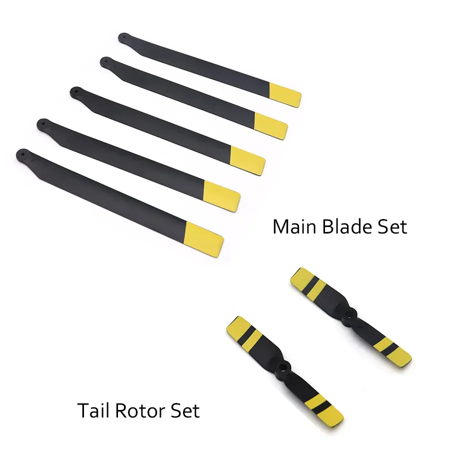 RC ERA C189 MD500 Main Blade Set, Tail Rotor Set
