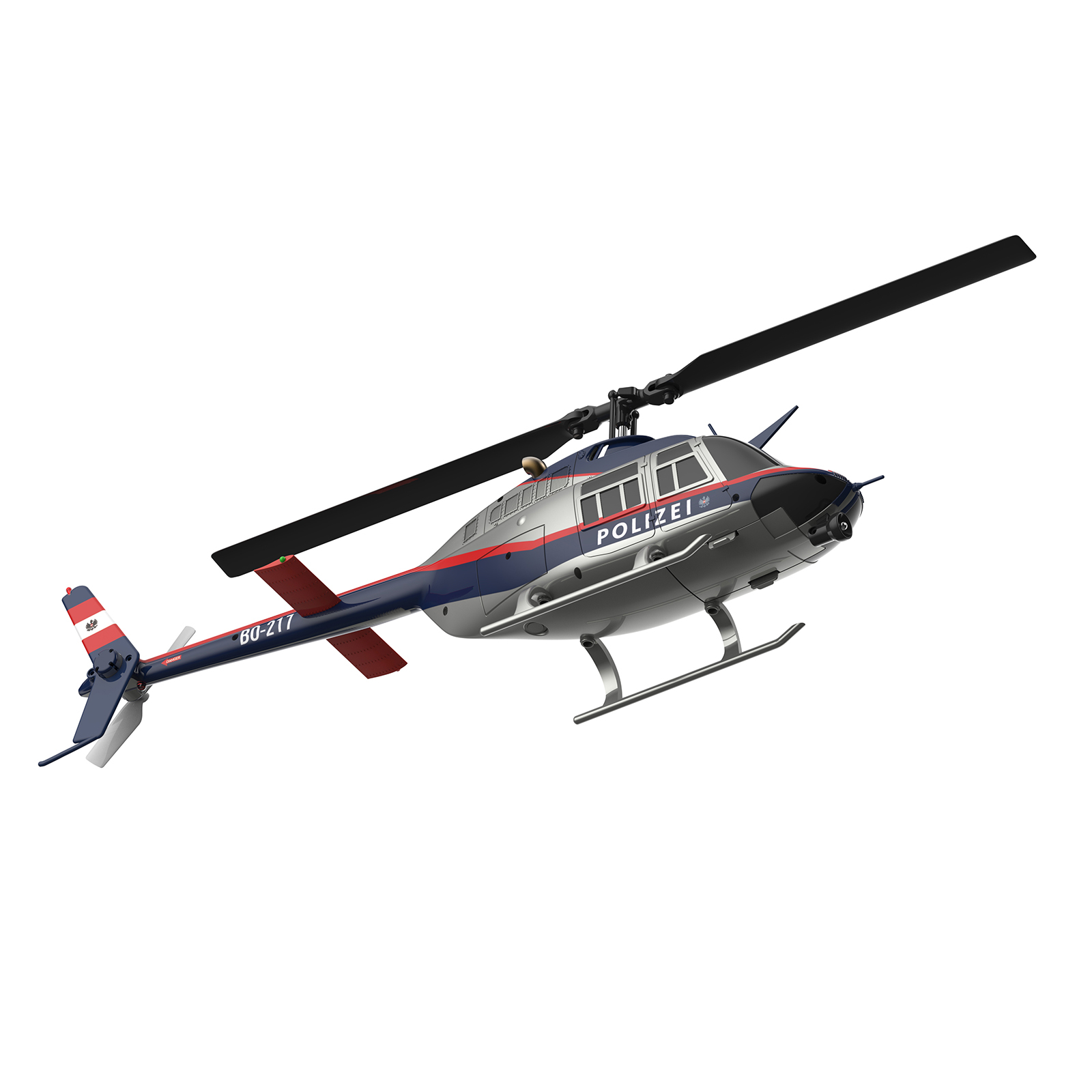 RC ERA C138 Pro Bell 206 Optical Flow Positioning Helicopter - RTF (Police Livery)