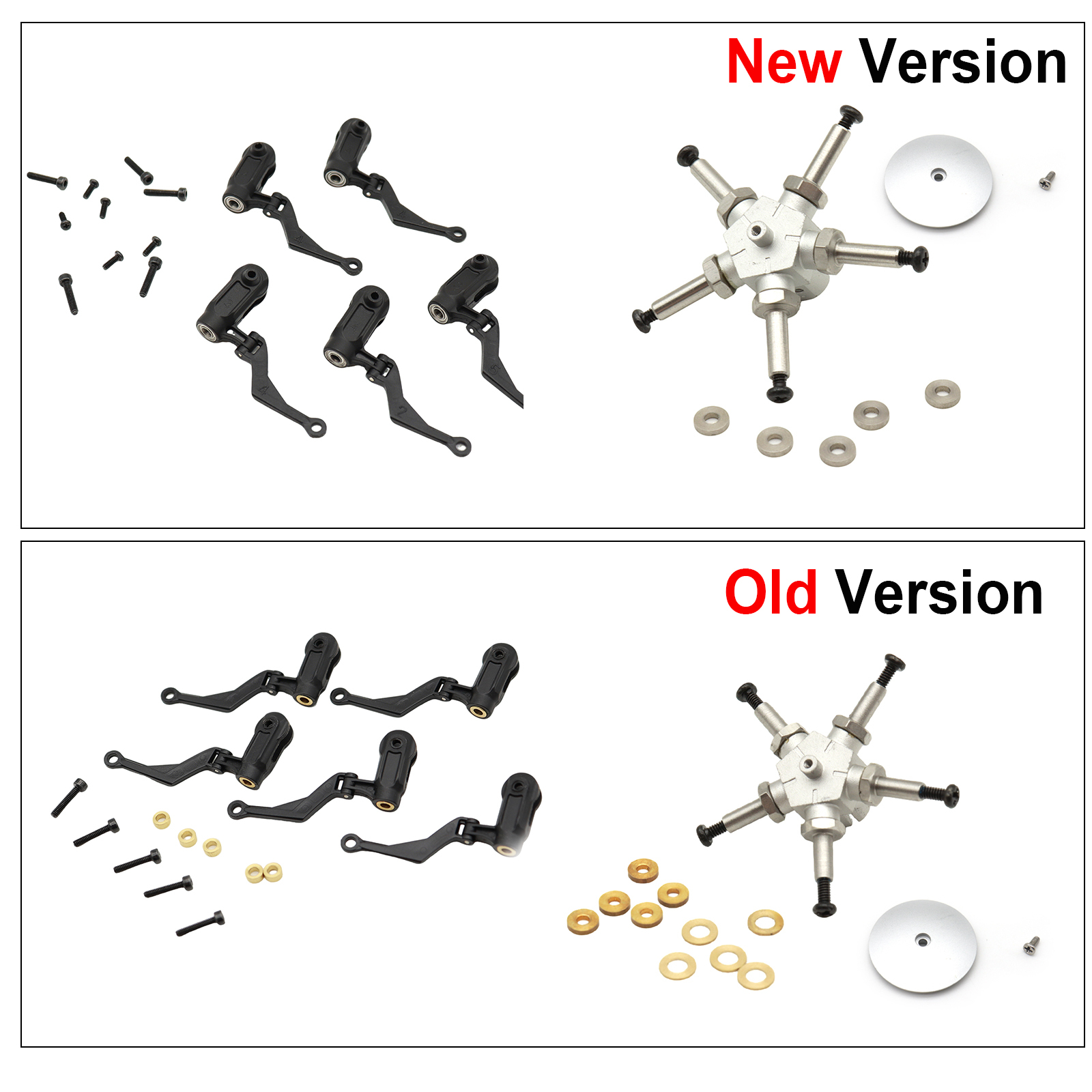 RC ERA C189 MD500 Blade Grip Set, Rotor Head Set
