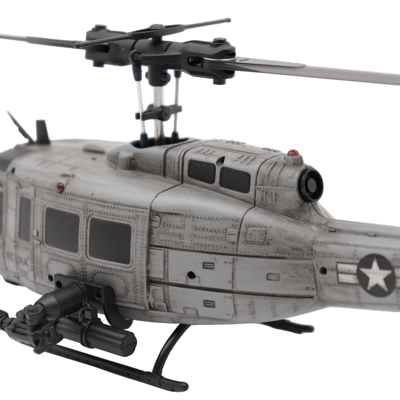 RC ERA C032 Weathered Marine UH1 Huey Gyro Stabilized Helicopter