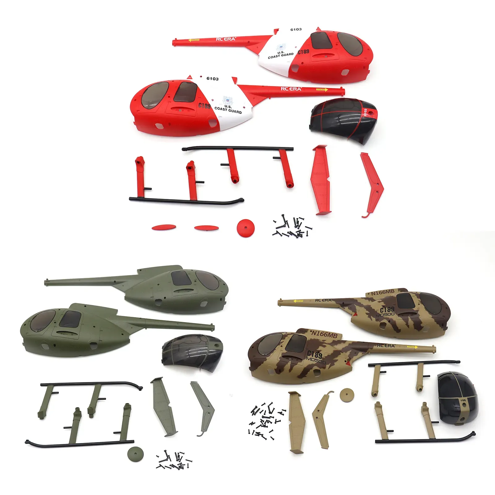 RC ERA C189 MD500 Body Shell Kit