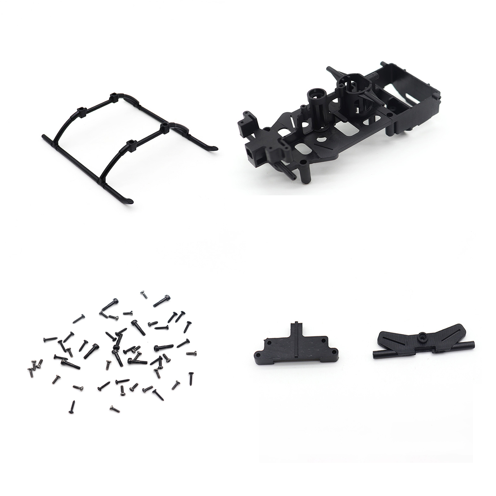 RC ERA C186 B105 Landing Skid Assembly, Main Frame Assembly, Screws Set, Servo Mounting Plate Set