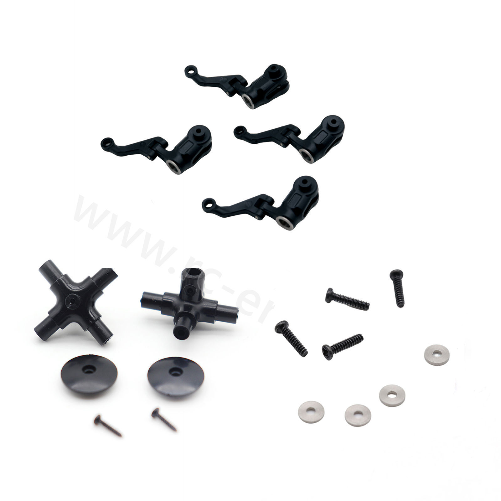 RC ERA C186 B105 Blade Grip Set, Plastic Rotor Head Set, Screws of Feathering Spindle